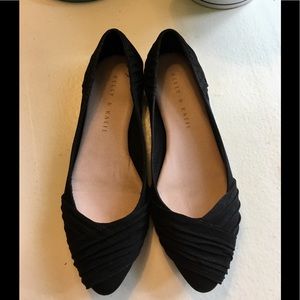 Kelly & Katie Black Ballet Flats Size 6